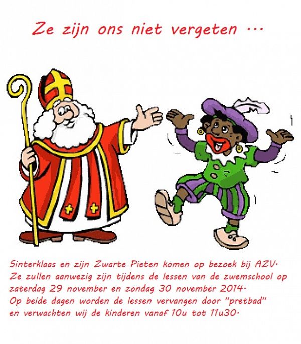 Bezoek van Sinterklaas